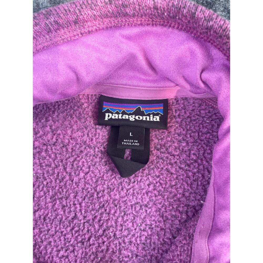 Patagonia Better Sweater Full Zip Fleece Jacket Pink Heather Large Women’s - Picture 4 of 4